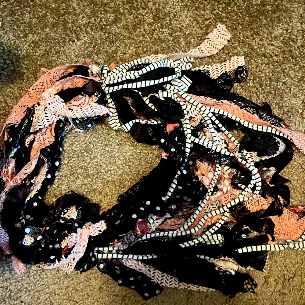 Zadie B’s scrappy scarf